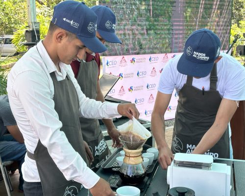 CEO y su Fundación Promigas impulsan los emprendimientos de más de 150 jóvenes cafeteros del Cauca Con Manos al Campo brindamos acompañamiento a las familias campesinas ubicadas en zonas de influencia de Promigas y sus compañías.