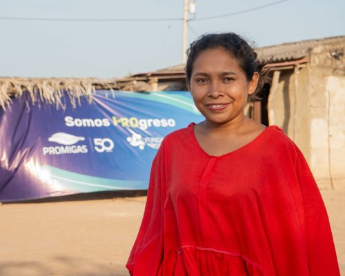 “Promigas ha aportado PROgreso a mi vida porque nos ha ayudado a que la tierra sea más PROductiva en nuestra comunidad”: Sujeidis Pushaina, beneficiaria del programa Comunidades Más Productivas